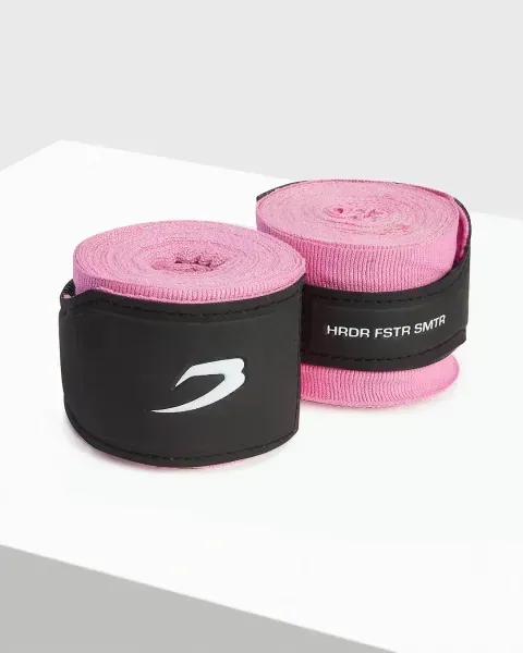 Бинти боксерські 4.5m BOXRAW Hand Wraps - Рожеві 600077 фото