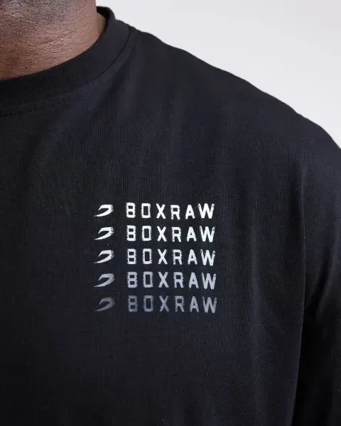 Футболка Hold 'Em Scold 'Em Oversized Boxraw Чорна XS 600122_xs фото