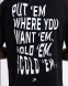 Футболка Hold 'Em Scold 'Em Oversized Boxraw Чорна XS 600122_xs фото 7