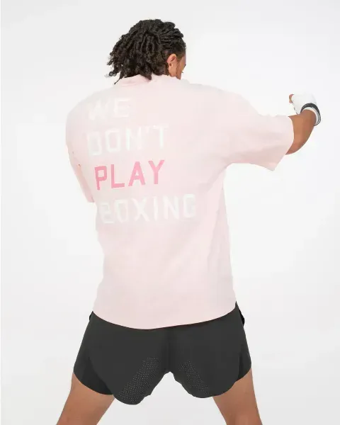 Футболка We Don't Play Boxing Oversized Boxraw Рожева XS 600104_xs фото