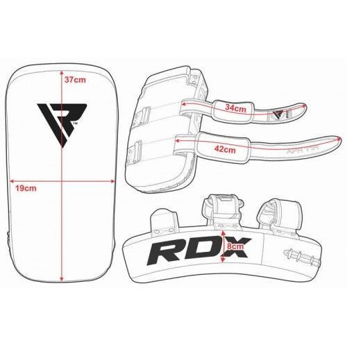 Пади для тайського боксу RDX Red (1шт) 600061 фото