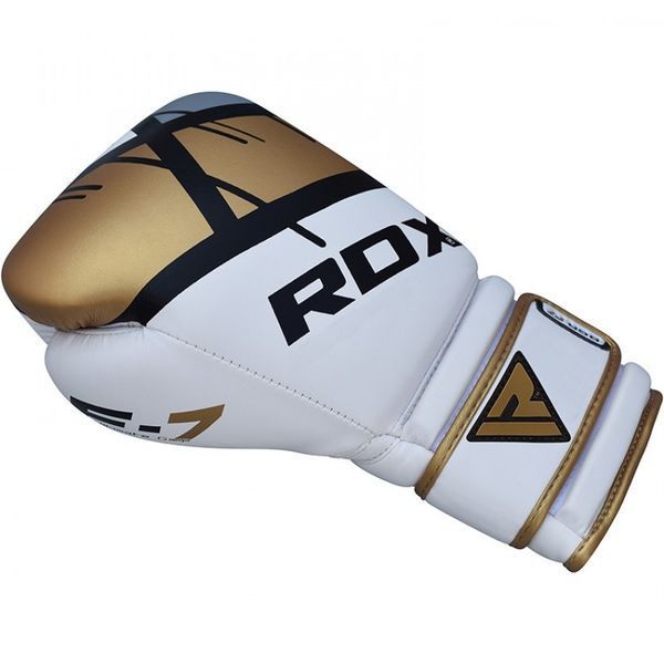 Боксерські рукавички RDX Rex Leather Gold 8 ун 600009_8 фото