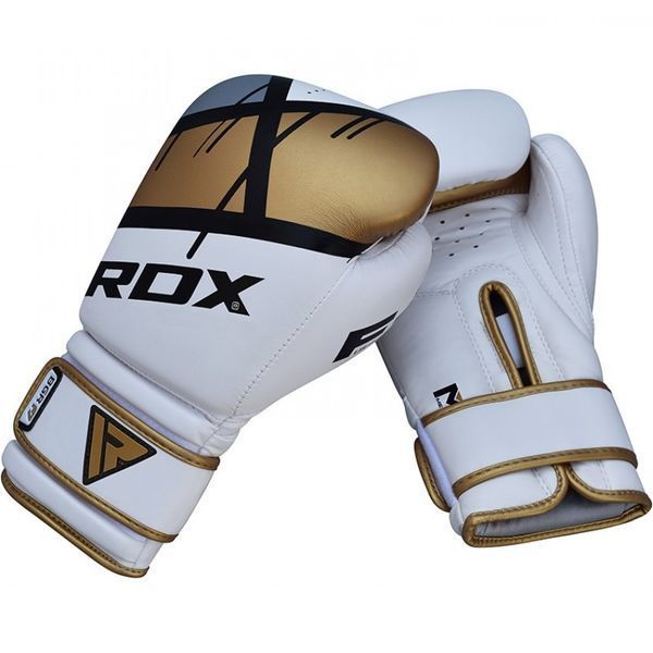 Боксерські рукавички RDX Rex Leather Gold 8 ун 600009_8 фото